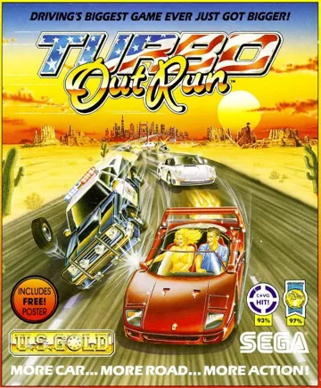 Turbo Out Run box cover front